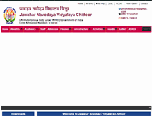 Tablet Screenshot of jnvchittoor.gov.in